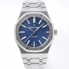 레플리카 [오데마피게] 남성용 하이엔드 로얄오크 15400ST.OO.1220ST.03 오토매틱 Cal.3120타입 41mm 블루 와플 다이얼 aud6564  
