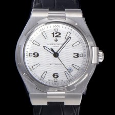 레플리카 [바쉐런 콘스탄틴] 남성용 오버시즈 오토매틱 9015타입 42mm 가죽줄 화이트다이얼 vac57623  