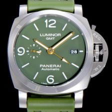 레플리카 [파네라이]남성용 루미노르 PAM01056 1950 3데이 44미리 오토매틱 GMT 그린다이얼 PAN94403  