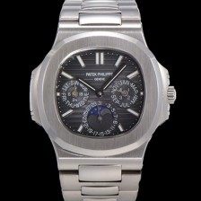 레플리카 [파텍필립] 남성용 Ref.5740 노틸러스 문페이즈 오토매틱 Cal.240 Q타입 40mm 메탈줄  그레이다이얼 pat9911  