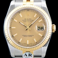 레플리카 [로렉스] 남성용 데이져스트 116233 고급스러운 18K 옐로우골드 투톤콤비 샴페인 컬러 다이얼 오토매틱 무브먼트 ROL0545  