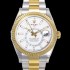 레플리카  [로렉스] 남성용 스카이더웰러 오이스터 퍼페츄얼 오토매틱 Cal.9001타입 42미리 18K 옐루골드 투톤콤비매탈줄 화이트다이얼 rol5129  