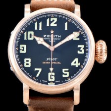 레플리카 [제니스] 남성용 파일럿 타입20 45mm 오토메틱 워치 블랙다이얼 ZEN4225  