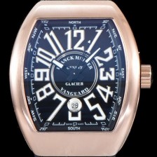 레플리카 [프랭크 뮬러] 남성용 마스터 컴플리케이션 V45 SC DT YACHTING 5N 뱅가드 요팅!! 고급스러운 18K로즈골드 케이스 블랙 다이얼 스위스 ETA 2824-A2오토매틱 FRA0453  