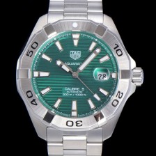 레플리카 [태그호이어] 남성용 아쿠아레이서 오토매틱 43mm 메탈줄 그린다이얼 tag13485  