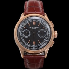 레플리카 [파텍필립] 남성용 컴플리케이션 5170G 크로노그래프 18k로즈골드 오토매틱 7750 타입 39mm 가죽줄 블랙 다이얼 pat2208  