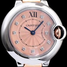 레플리카 [까르띠에] 남성용 발롱블루 WE902052로즈골드 다이얼 쿼츠 무브먼트 CAR0011  