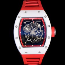 레플리카 [리차드밀레] 남성용 RM055 부바왓슨 세라믹 50mm 기계식 수동형 무브먼트 스켈레톤 다이얼 ric0308  