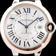 레플리카 [까르띠에] 남성용 2019신상 발롱블루 W2BB0004 18K 로즈골드 42mm 화이트 다이얼 ETA2824-2 오토매틱 무브먼트 CAR0502  