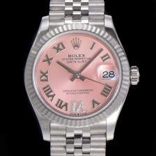 레플리카 [로렉스] 여성용 2021신상 데이져스트 오토매틱 ETA-2688 31mm 메탈줄 핑크 다이얼 rol68357  