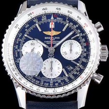 레플리카 [브라이틀링] 남성용 네이비타이머 크로노그래프 블루 다이얼 오토매틱 무브먼트 BRE0240  