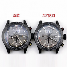 레플리카 [태그호이어]남성용 신상품출시!! 카레라 CAR201J.FT6087 크로노그래프 칼리버 호이어01 43mm PVD코팅 오토매틱 그레이다이얼 TAG16064  