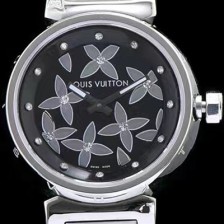 레플리카 [루이비통] 남성용 탕부르 블랙 다이얼 쿼츠 무브먼트 LOU4202  