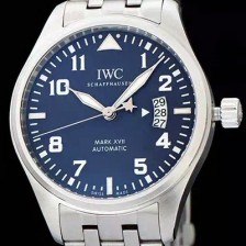 레플리카 [아이더블유씨] 남성용 파일럿 워치 마크 17 블랙다이얼 IWC0411  