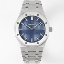 레플리카 [오데마피게] 남성용 로얄오크 15500ST.OO.1220ST.01 41mm 오토매틱 Cal.4302 무브먼트 블루 다이얼 aud6538  