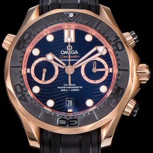 레플리카 [오메가]남성용 씨마스터 다이버 300M 마스터 크로노그래프 로즈골드 44mm 블랙다이얼 OMG11916  