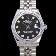 레플리카 [로렉스] 여성용 데이져스트 오이스터 31mm 레이디 오토매틱 5열 브레이슬릿 메탈줄 블랙다이얼 rol37295  