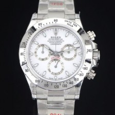 레플리카 [로렉스] 남성용 904L스틸!! 데이토나 116520 오이스터 40미리 오토매틱 7750 타입 화이트다이얼 ROL72580  