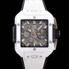 레플리카 [휴블렛] 남성용 스퀘어 뱅 유니코 821.HX.0170.RX 스켈레톤 다이얼 티타늄 에디션 세라믹 42미리 오토매틱 무브먼트 우레탄 러버밴드 hub2134  