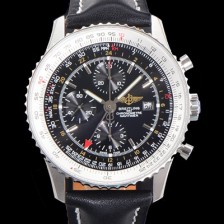 레플리카 [브라이틀링] 남성용 네비타이머 크로노그래프 ETA7750-2 타입 오토매틱 46mm 가죽줄 블랙다이얼 bre5992  