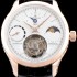 레플리카 [예거르쿨트르] 남성용 마스터 그랑 트래디션 5043480 1833퍼페추얼 18K 로즈골드 케이스 화이트 다이얼 아시안 투어빌론 탑재 무브먼트 JAG0413  