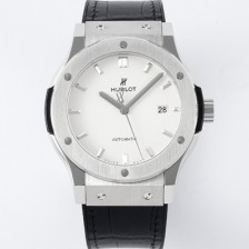 레플리카 [휴블렛] 남성용 클래식 퓨전 542.NX.2611.LR 42mm 오토매틱 2892 타입 가죽/러버 믹스 화이트 다이얼 hub2138  