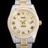 레플리카 [로렉스] 남성용 수제공정형 다이아 18K 옐루골드 튜닝 데이져스트 오토매틱 ETA 2824-2 41mm 보석다이얼 rol46499  