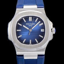 레플리카 [파텍필립]남성용 노틸러스 5711/1A 010 러버밴드 Cal.324 S C타입무브 오토매틱 40미리 블루다이얼 PAT92843  