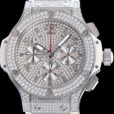 레플리카 [휴블렛] 남성용 빅뱅 크로노그래프 다이아몬드 다이얼 오토매틱 무브먼트 HUB0431  