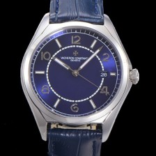 레플리카 [바쉐론 콘스탄틴] 남성용 피프티식스 Ref.4600E 오토매틱 1326 타입 40mm 가죽줄 블루 다이얼  vac1929  