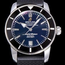 레플리카 [브라이틀링] 남성용 슈퍼오션 해리티지 II 오토매틱 ETA2824-2 타입 42미리 세라믹베젤 러버/우레탄줄 블랙다이얼 BRE75492  