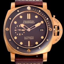 레플리카 [파네라이]남성용 루미노르 PAM0968 섭머져블 47미리 구제처리 청동/브론즈소재 오토매틱 브라운다이얼 PAN61760  