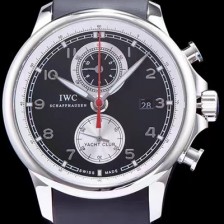 레플리카 [아이더블유씨] 남성용 요트클럽 블랙 다이얼 오토매틱 무브먼트 IWC0200  