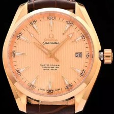 레플리카 [오메가] 남성용 시마스터 아쿠아테라 골드다이얼 OMG01102  