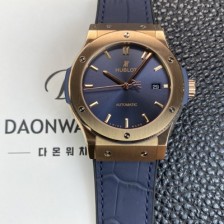 레플리카 [휴블렛] 남성용 클래식 퓨전 511.OX.7180.LR 18K 로즈골드 42mm 오토매틱 2892타입 블루 다이얼 hub2146  