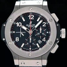 레플리카 [휴블렛] 남성용 빅뱅 스틸 44mm 블랙다이얼 HUB0404  