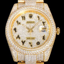 레플리카 [로렉스]남성용 1:1수제공정 제작 데이져스트 41mm 다이아몬드 18K 옐루골드 904L 오토매틱 보석다이얼 ROL19101  
