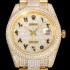 레플리카 [로렉스]남성용 1:1수제공정 제작 데이져스트 41mm 다이아몬드 18K 옐루골드 904L 오토매틱 보석다이얼 ROL19101  