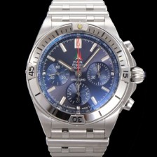 레플리카 [브라이틀링] 남성용 크로노맷 B01 오토매틱 ETA7750-2 타입 42mm 메탈줄 블루다이얼 bre01957  