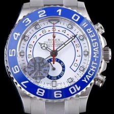 레플리카 [로렉스] 남성용 업그레이드!!! 요트마스터 116688 크로노그래프 화이트 다이얼 ETA-7750 오토매틱 무브먼트 ROL00031  