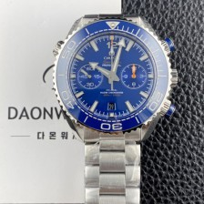 레플리카 [오메가] 남성용 씨마스터 신제품 215.30.46.51.03.001 플래닛 오션 600m 코액시얼 마스터 크로노미터 45.5mm 크로노그래프 오토매틱 Cal.9900 타입 블루 다이얼 omg0249  