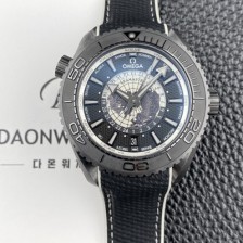 레플리카 [오메가] 남성용 씨마스터 GMT세라믹 215.92.46.51.01.003 플래닛 오션 600m 코액시얼 월드타이머 45.5mm 마스터 크로노미터 오토매틱 Cal.8938 타입 블랙 다이얼 omg0231  