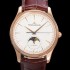 레플리카 [예거 르꿀르뜨] 남성용 마스터 울트라 씬 문페이즈 오토매틱 925타입 18K로즈골드 39mm 가죽줄 화이트 다이얼 jag5191  