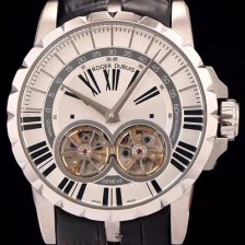 레플리카 [로저드뷔] 남성용 엑스칼리버 아시안 오토매틱 화이트 다이얼 47mm ROG4220  