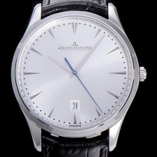 레플리카 [예거르꿀뜨르]남성용 마스터 울트라 씬 데이터 40미리 오토매틱 실버다이얼 JAG92687  