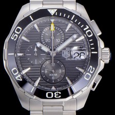 레플리카 [태그호이어]남성용 아쿠아레이서 크로노그래프 43미리 쿼츠시계 그레이다이얼 TAG61888  