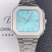 레플리카 [파텝필립] 남성용 큐비투스 데이트 Ref.5821 45mm 오토매틱 Cal.26-330 SC 타입 티파니 블루 다이얼 pat2266  