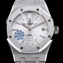 레플리카 [오데마피게] 남성용 하이엔드 로얄오크 15450ST.OO.1256ST.01 JF사 화이트 실버 와플 다이얼 오토매틱 무브먼트 AUD0210  