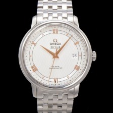 레플리카 [오메가] 남성용 드빌 프레스티지 424.10.40.20.02.004 오토매틱 Cal.8800타입 39.5mm 메탈줄 화이트 다이얼 omg20193  