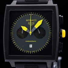 레플리카 [태그호이어] 남성용 모나코 스위스 쿼츠 블랙 다이얼 44mm TAG4225  